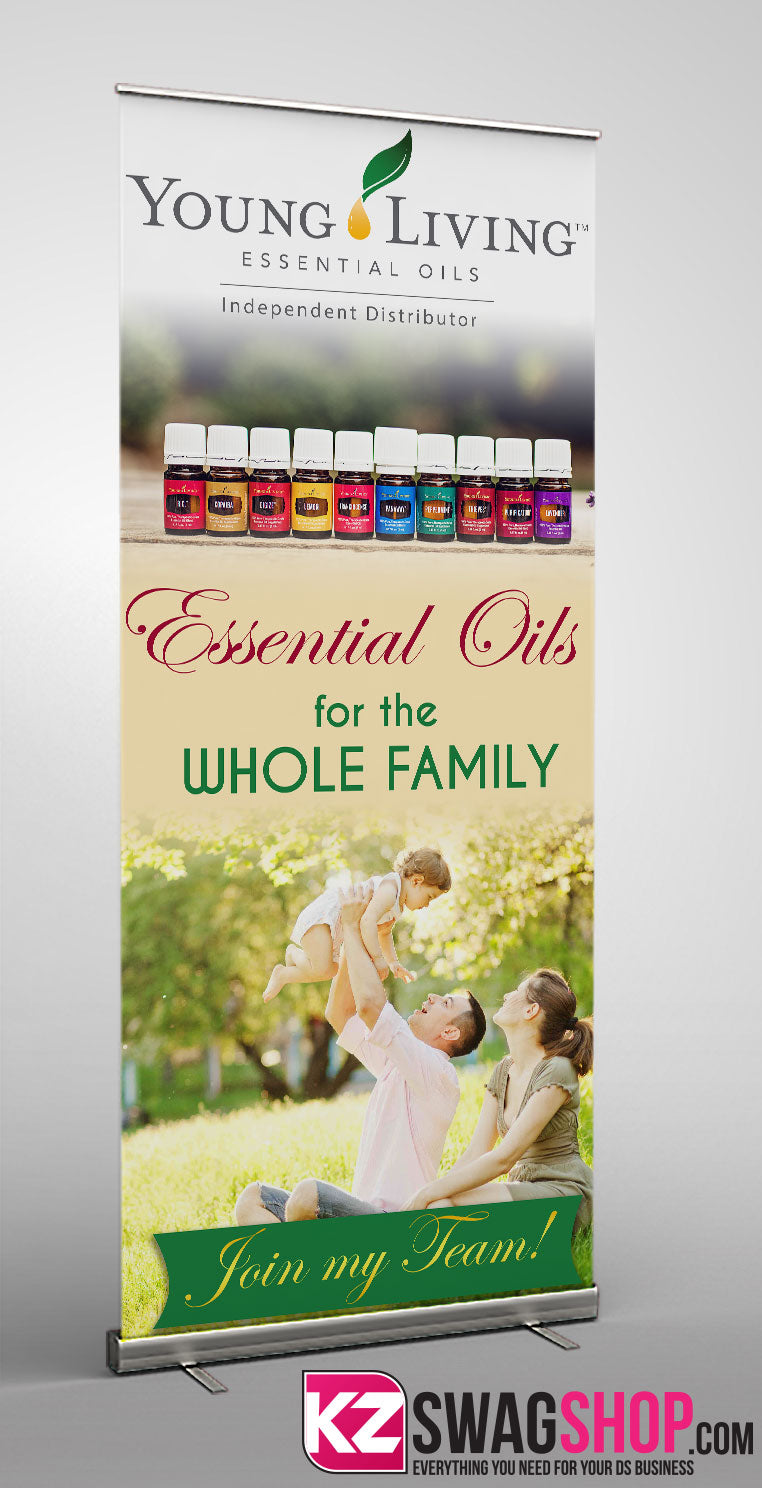 Young Living Retractable Banner - Style 1