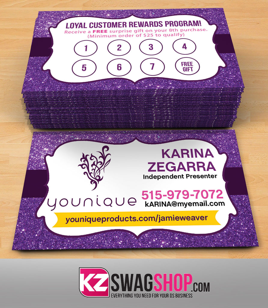 Younique Business Cards Style 7
