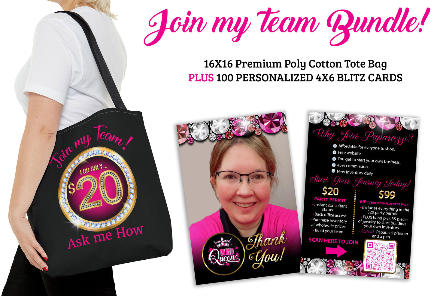 Bling Join my Team Bundle
