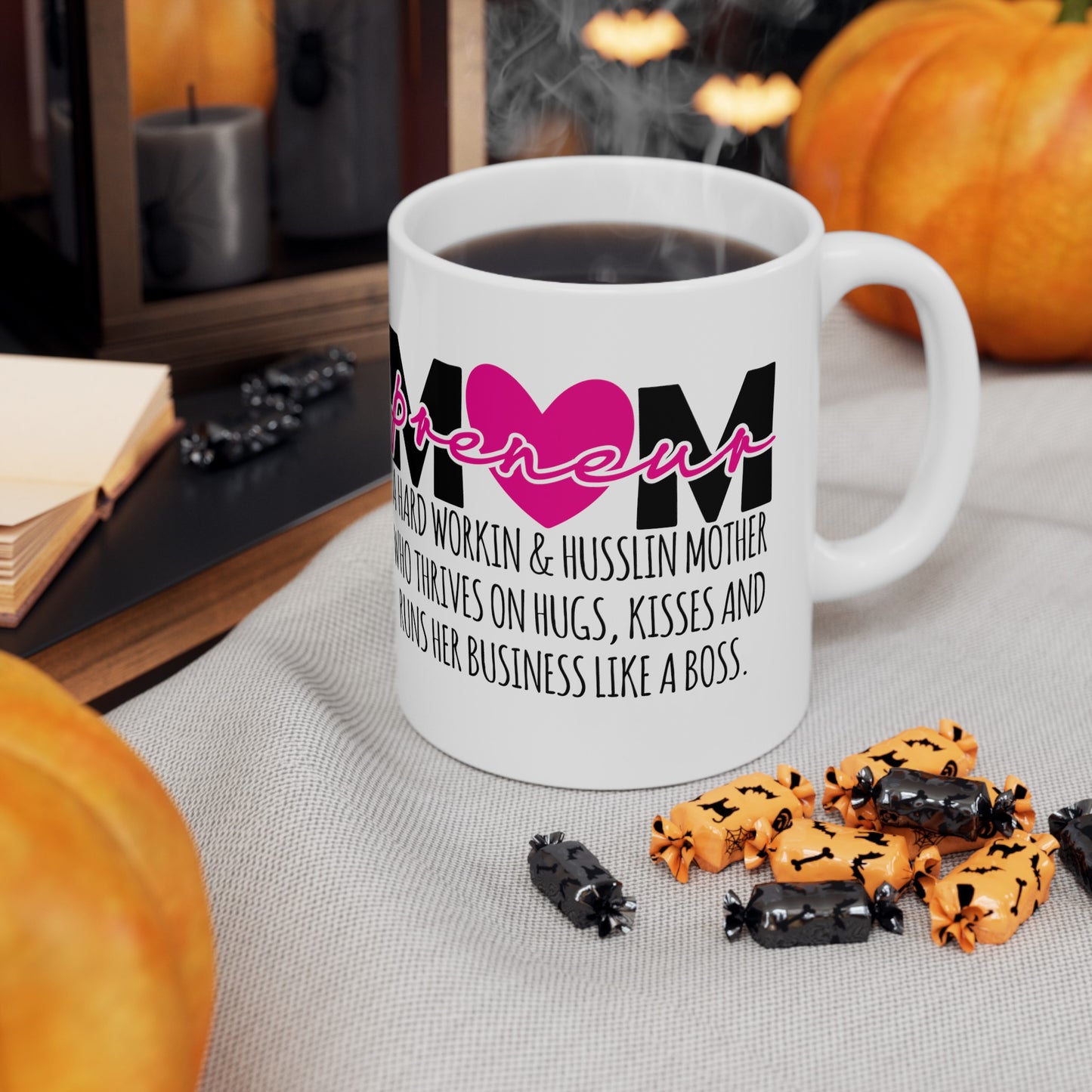 Ceramic Mug, (11oz, 15oz) MomPreneur