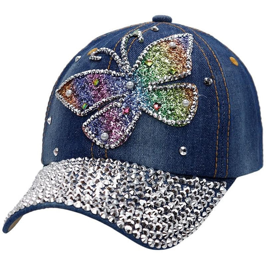 Bling butterfly hat