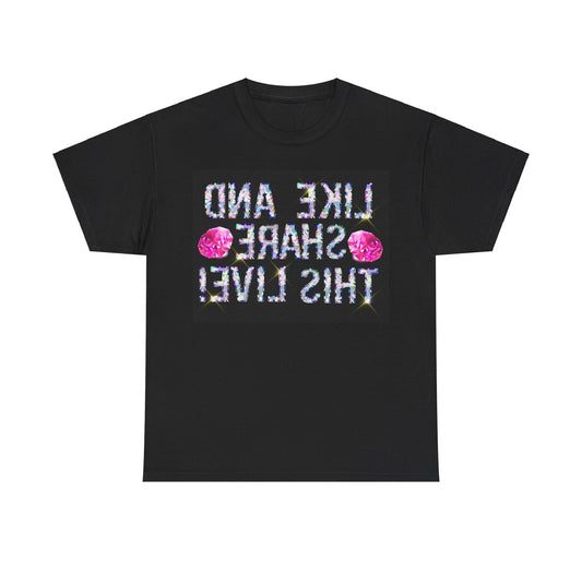 Bling Like and Share this live T-shirt Mirrored for Fb Lives