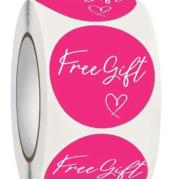 Entry Free Sticker Pink 1