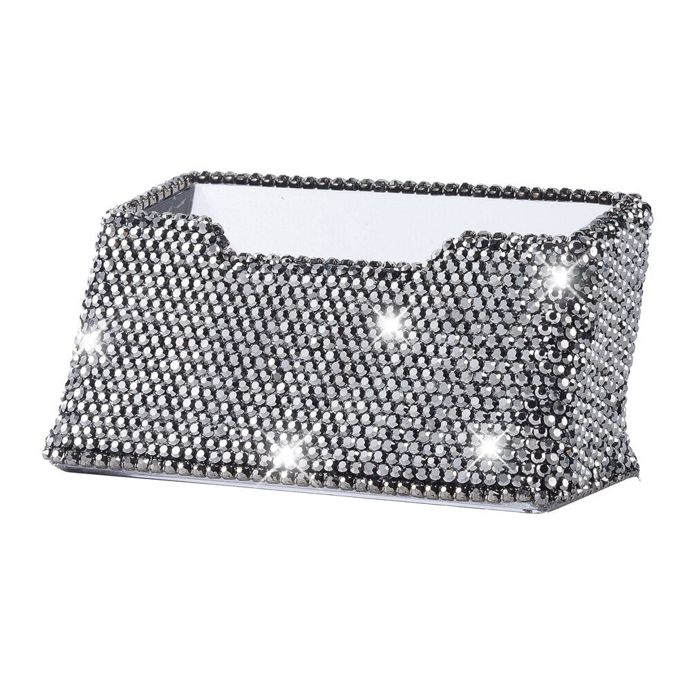 $5 Bling Rhinestone Business Name Card Holder Stand