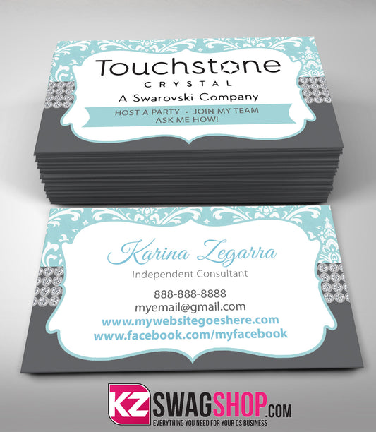 TOUCHSTONE CRYSTAL Business Cards Style 1