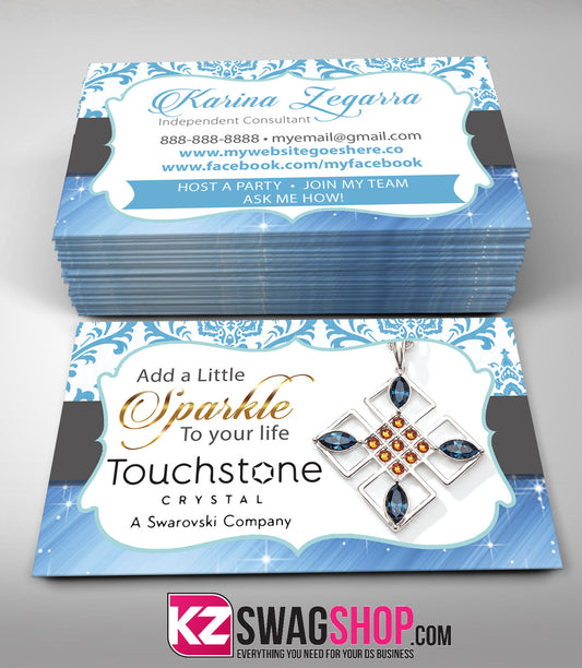 TOUCHSTONE CRYSTAL Business Cards Style 2