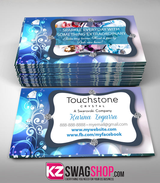 TOUCHSTONE CRYSTAL Business Cards Style 5