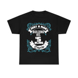 Just a man building his $5 Bling Empire T-shirt
