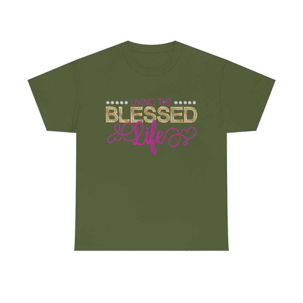 Living the Bling Blessed Life T-shirt - Regular