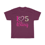 I Love $5 Bling T-Shirt - Regular