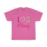 I Love $5 Bling T-Shirt - Regular