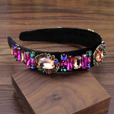 Bling sparkly colorful crystal headband rhinestone - Several styles