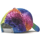 New Rainbow Sequins Baseball Hat