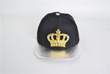 Faux metallic Bling Crown hat