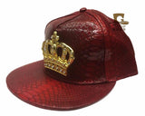 Faux metallic Bling Crown hat