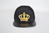 Faux metallic Bling Crown hat