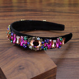 Bling sparkly colorful crystal headband rhinestone - Several styles