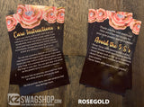 $5 Bling Jewelry Care Card Instructions - ALL DESIGNS - PERSONALIZED