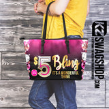 Large Leather* Tote Bag - GEMZ