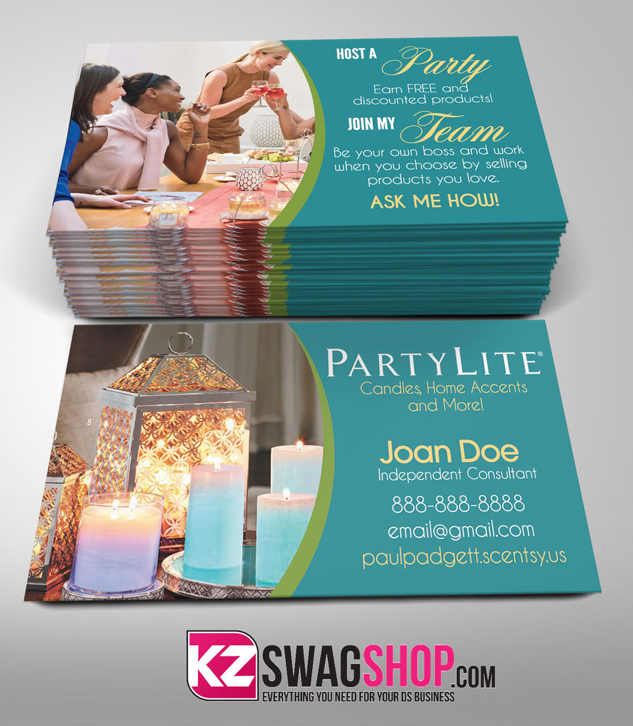 PartyLite Business Cards Style 1