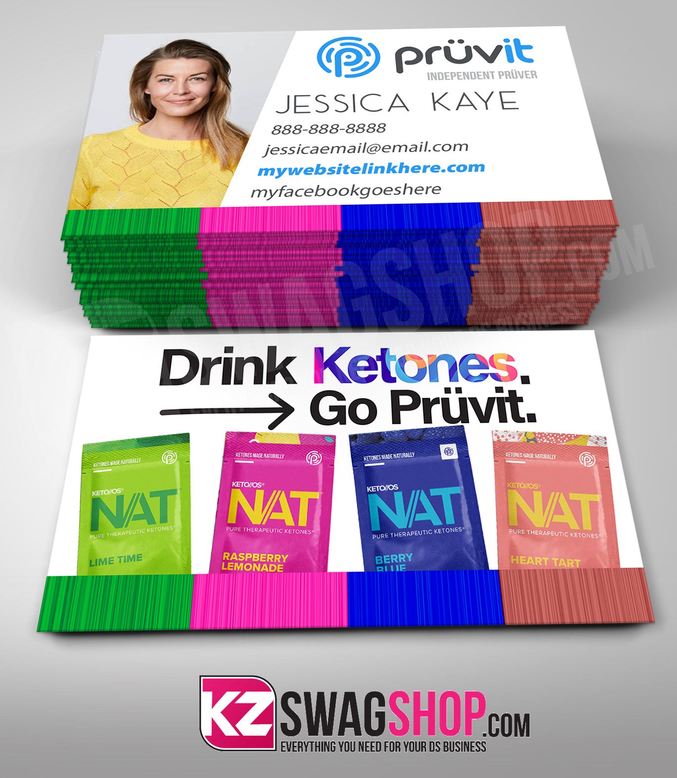 Pruvit Business Cards Style 7