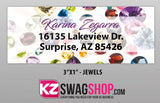 Bling Return Address Labels 1x3 pack of 250