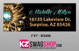 Bling Return Address Labels 1x3 pack of 250