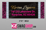 Bling Return Address Labels 1x3 pack of 250