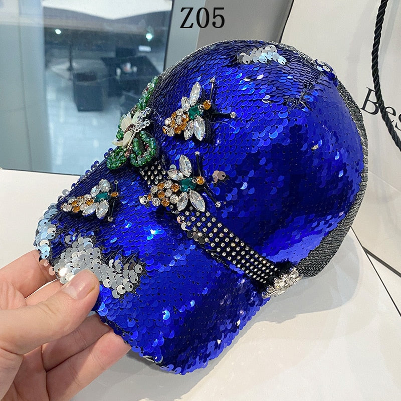 Sequin Bling Hats - Several colors