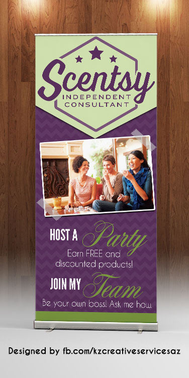 Scentsy Retractable Banner - Style 1