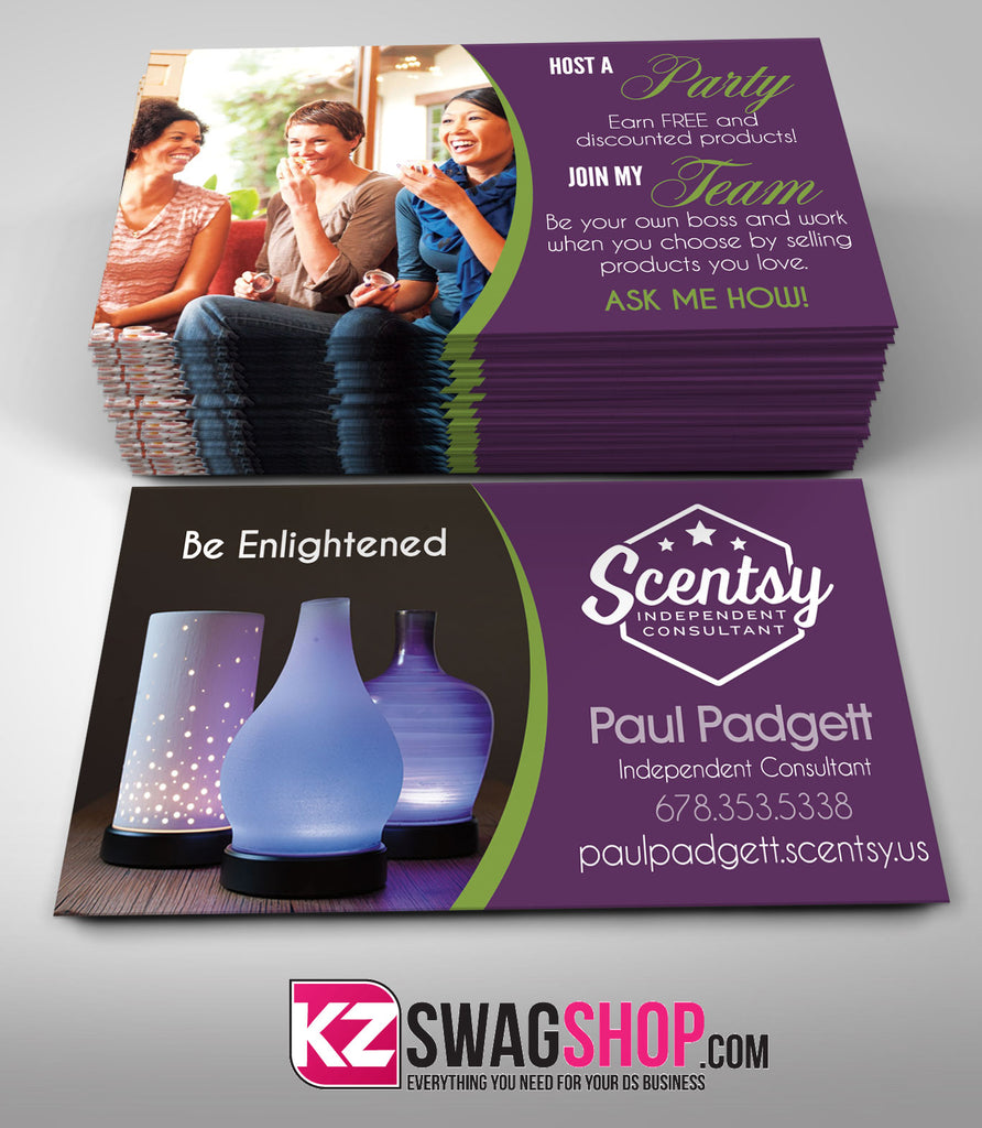 Scentsy Jewelry Business Cards Style 4