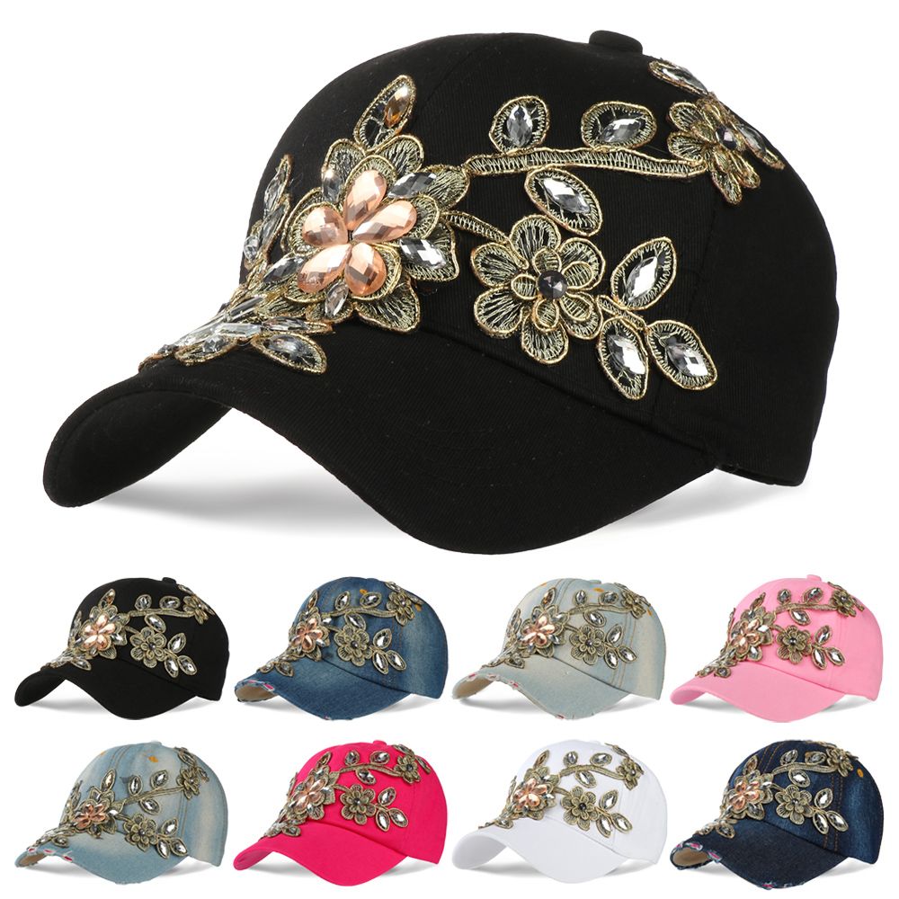 Bling Hand-Applied Diamond-studded hats