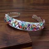 Bling sparkly colorful crystal headband rhinestone - Several styles