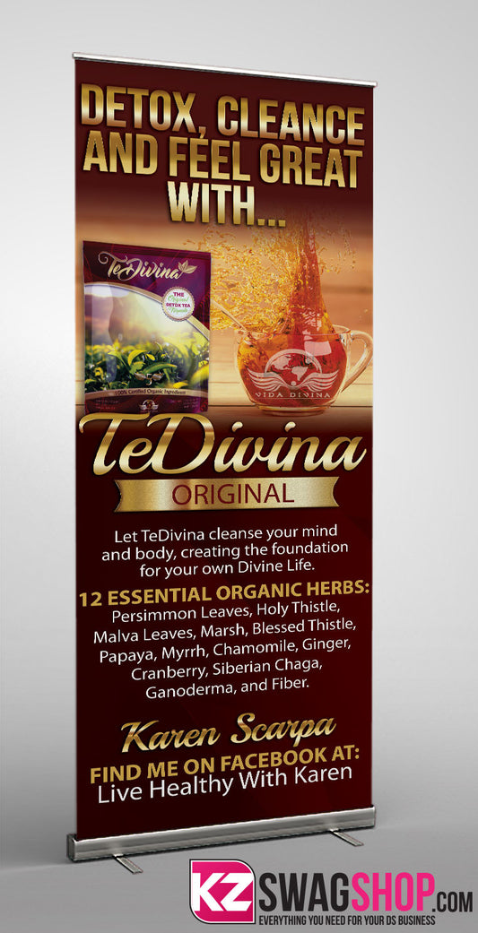 Vida Divina Retractable Banner - TeDivina