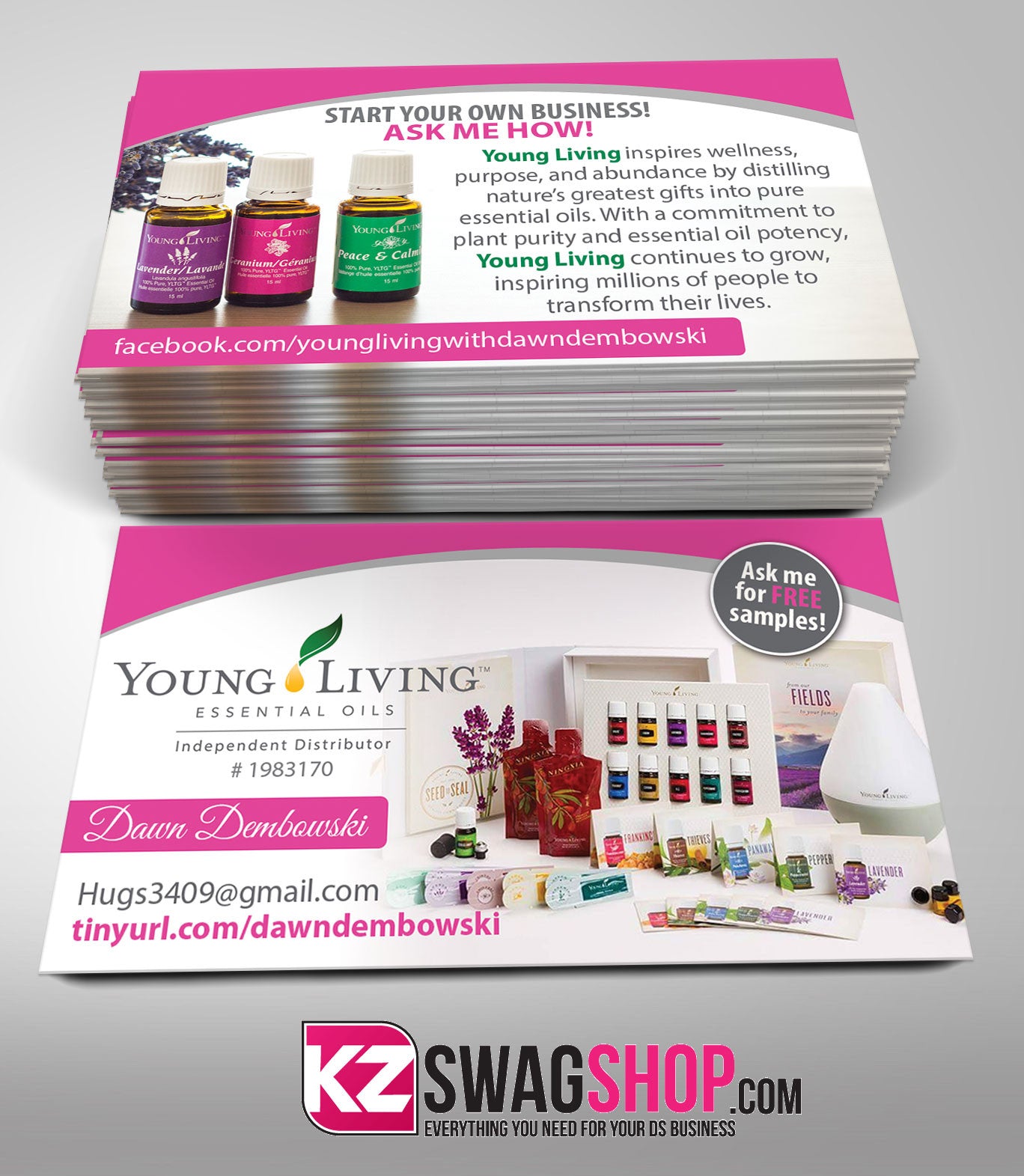 YOUNG LIVING Business Cards Style 3