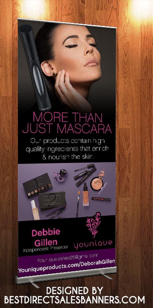 Younique Retractable Banner style 1