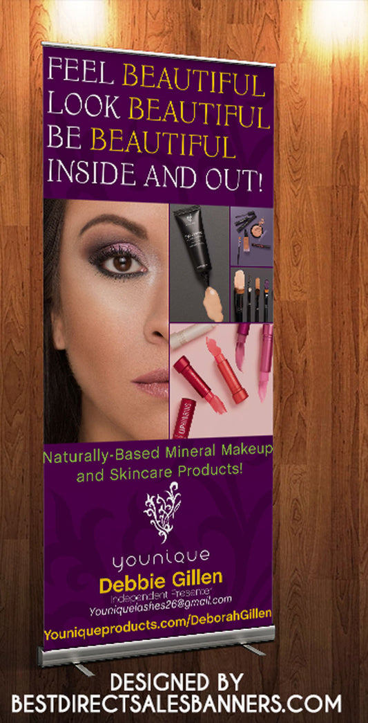 Younique Retractable Banner style 2