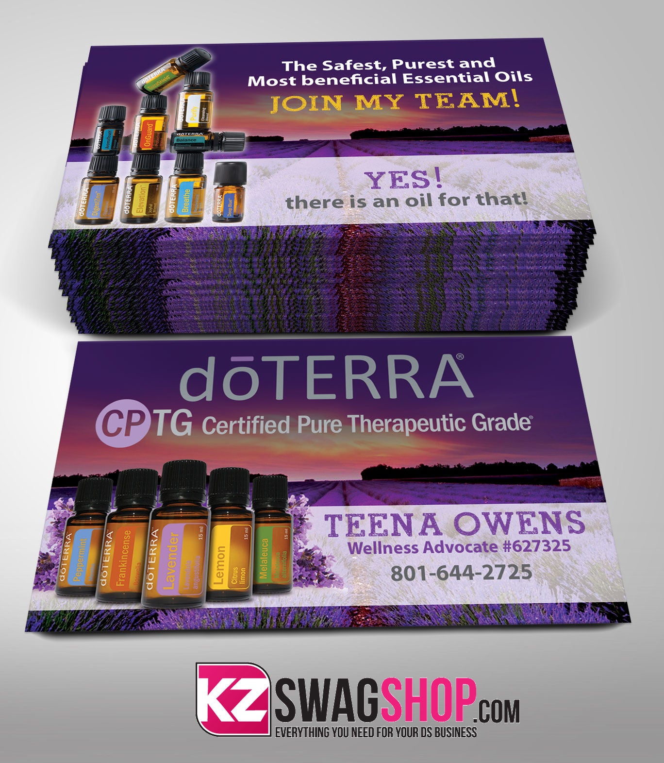 doTERRA Business Cards Style 3