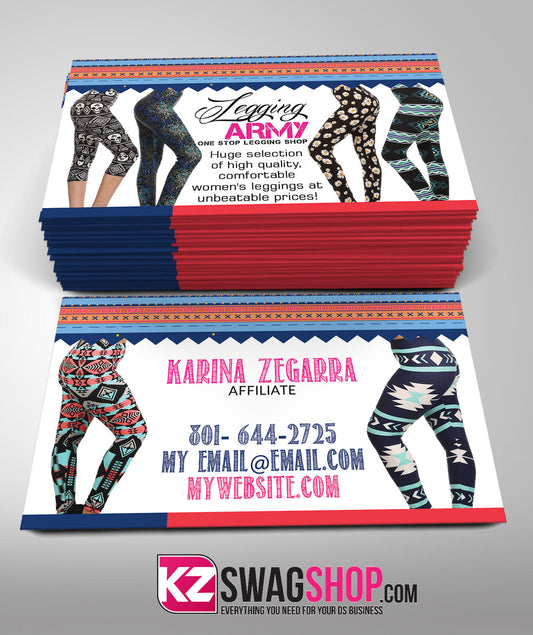 Legging Army Business Cards Style 3