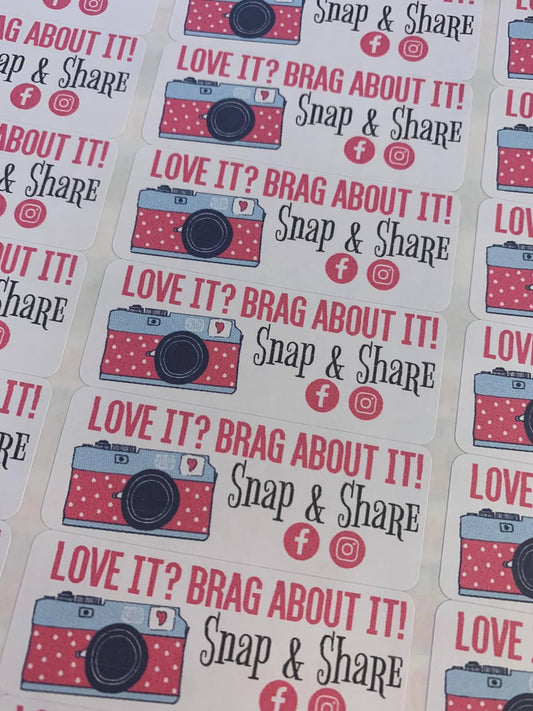 Love it? Brag about it! Stickers pack of 90