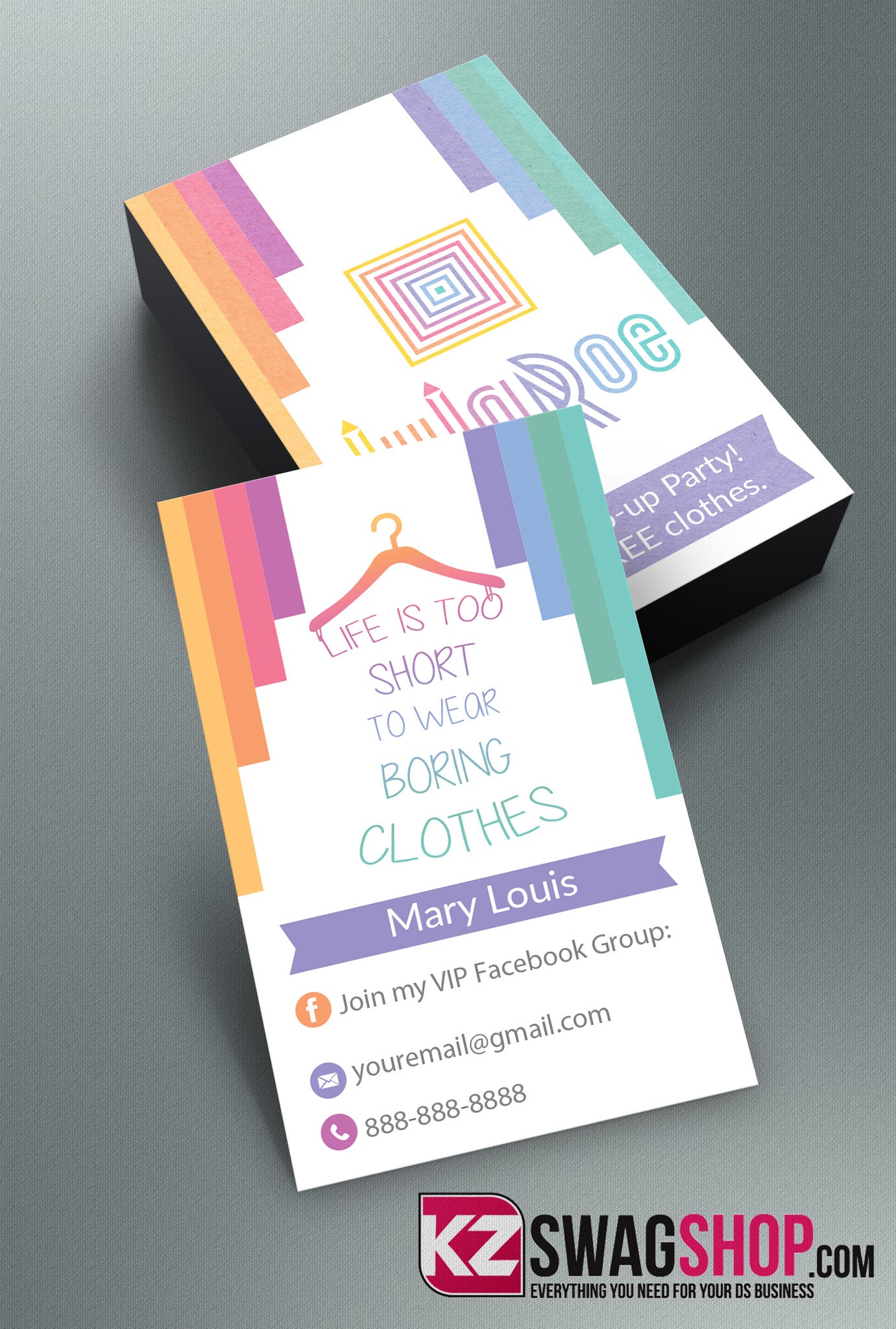 LulaRoe Business Cards Style 6