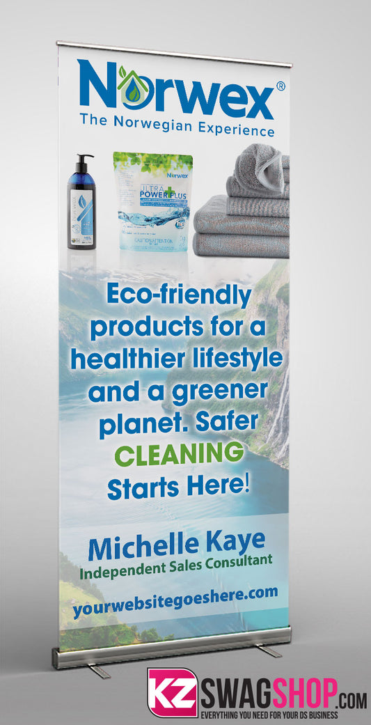 Norwex Retractable Banner style 1