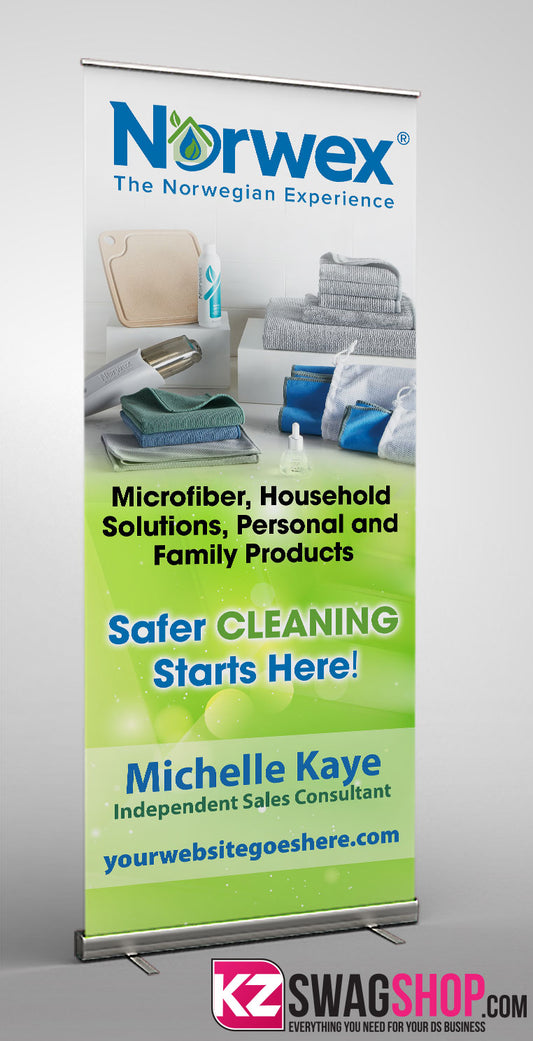 Norwex Retractable Banner style 2