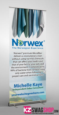 Norwex Retractable Banner style 3