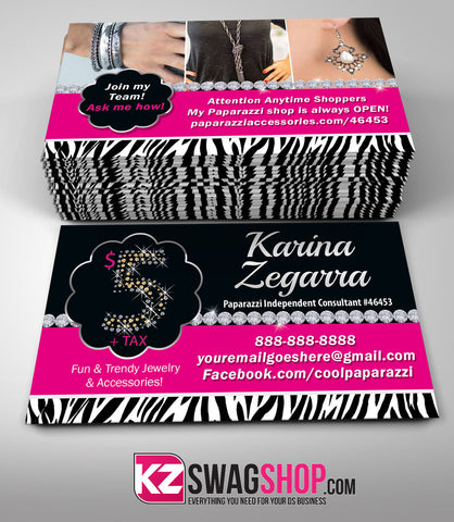$5 Bling Jewelry Business Cards Style 5