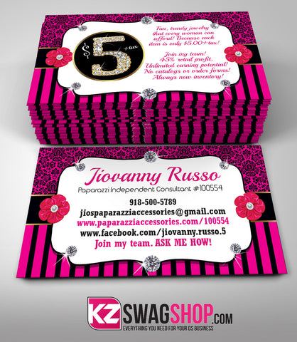 $5 Bling Jewelry Business Cards Style 9