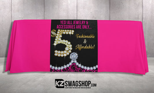 $5 Bling - 24x72 Table Runner - GLAM