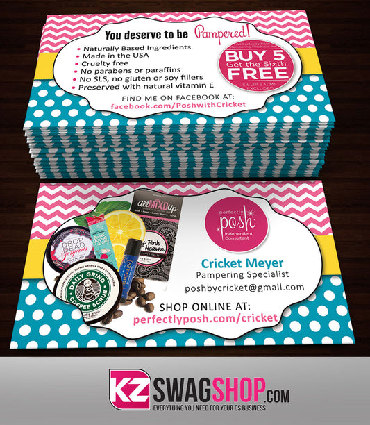 Perfectly Posh Business Cards Style 1