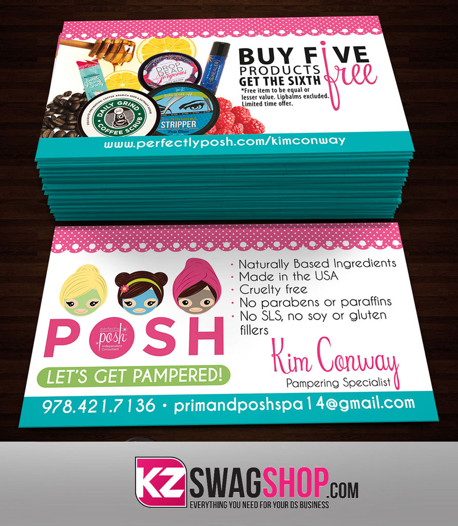 Perfectly Posh Business Cards Style 10
