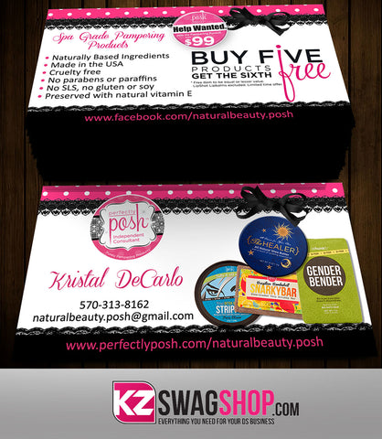 Perfectly Posh Business Cards Style 11